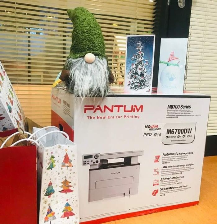 Друзья! Мы благодарим Pantum Estonia и Finroport OÜ, за прекрасный подарок - принтер. Наши